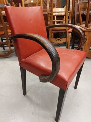 Fauteuil Bridge en bois noici, - Photo 1