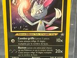 a picture of a pokemon card with a picture of a rabbit