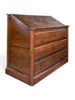 Commode scriban en bois naturel, ouvrant par trois tiroirs e… (photo 2)