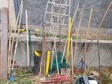 a lot of tools that are laying out on the ground