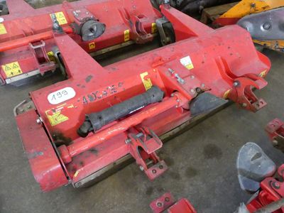 many different types of machinery that are on the ground