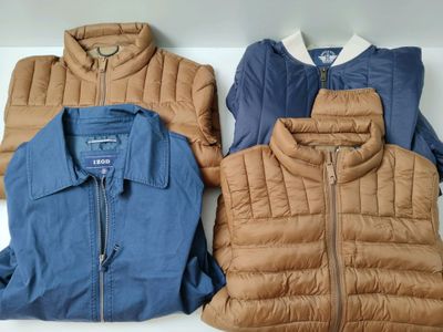 Lot de 4 vestes, T.XS/S/M de diverses marques dont : IZOD, D… - Photo 1