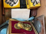 a box full of assorted items that are in a box
