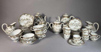 many different types of tea and coffee cups and saucers