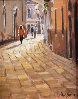 Jon SMITH (XXe-XXIe siècle) "Venice Street 2010"