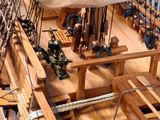an image of a model of a boat on display