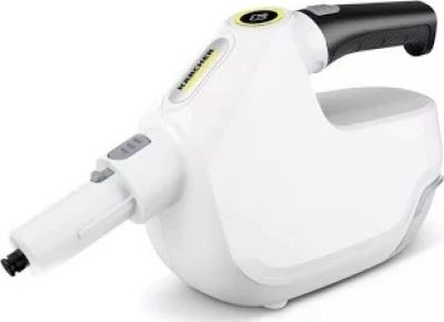 un gros plan d'un aspirateur à main sur fond blanc