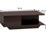 les dimensions d'une table basse surmontée d'une étagère