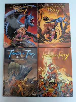 quatre albums de la série de bandes dessinées du même nom