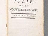an open book with a black and white title on it