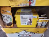 a box of brownies and a bag of brownies on the shelf