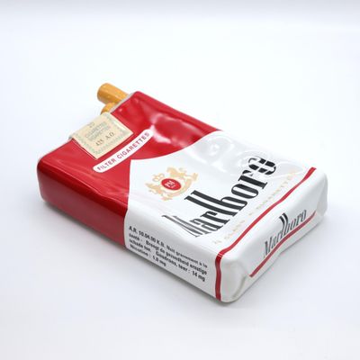 MARLBORO, Cendrier/vide-poche en faïence émaillée polychrome…