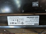 a close up of the back panel of a laptop