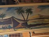 a picture of a painting hanging on a wall in a room