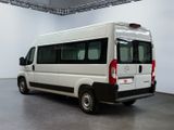 a white van that is parked in a room