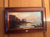 une photo d'un tableau accroché au mur