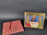 an image of a small box with a picture of jesus on it and a small box with a picture of jesus on it