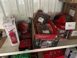many different types of items on the shelves in the store