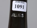 a close up of a bottle of wine with a label on it