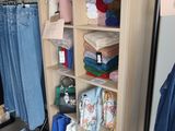 a display of clothes and other items in a store