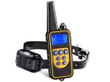 a dog collar with a digital display on it