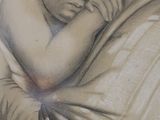 painting of a woman holding a baby in her arms