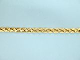 a gold bracelet with a braid design on a mannequin mannequin mannequin mannequin mannequin mannequin mannequin manne