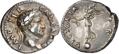 a silver coin with an image of a man on it