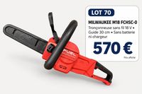 MILWAUKEE. Tronçonneuse électrique M18 FCHSC-0, sans batteri…