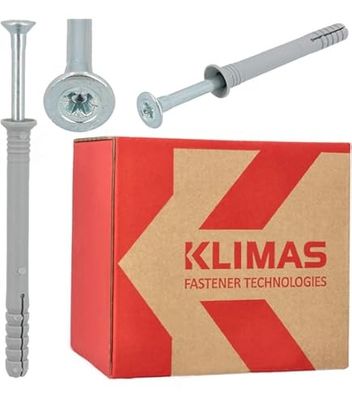 Lot de 4 boites de chevilles à frapper Klimas, utilisées pou…