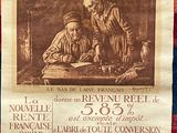 french poster of a man and a woman sitting at a table
