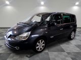 a picture of a black minivan parked in a room
