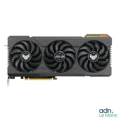 a close up of a video card with three fans on it