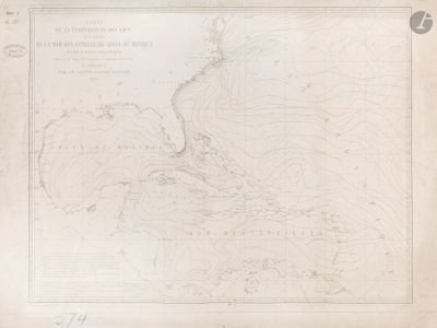 [CARTE GÉOGRAPHIQUE] SAINT-CLAIRE DEVILLE, Charles. Carte de…