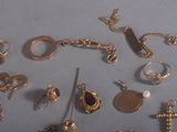 many different types of jewelry on the table