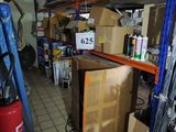 a room with a lot of boxes and boxes on the shelves
