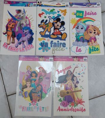 lot de 160 stickers enfant repositionnable pour fenêtre