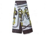 an image of a scarf with a picture of a horse on it