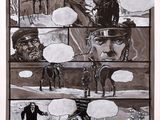 un dessin tiré d'une bande dessinée représentant un homme à cheval