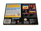 a back cover of a video game on a white background