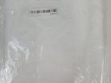 a close up of a plastic bag with a label on it