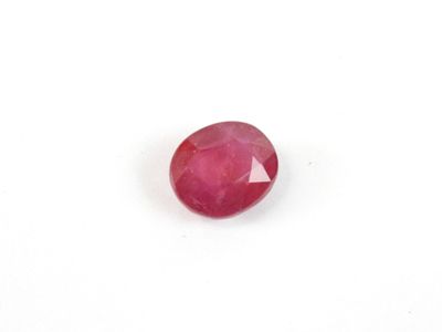 a red ruby gems on a white background
