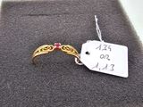 a ring that has a price tag attached to it