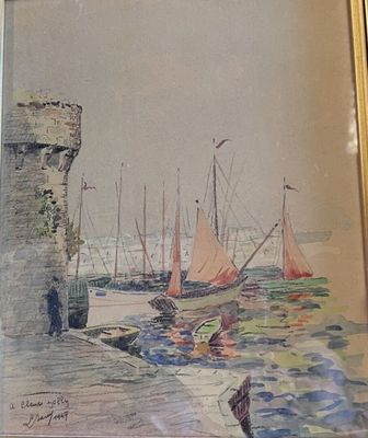 a picture of a picture of a painting on the wall
