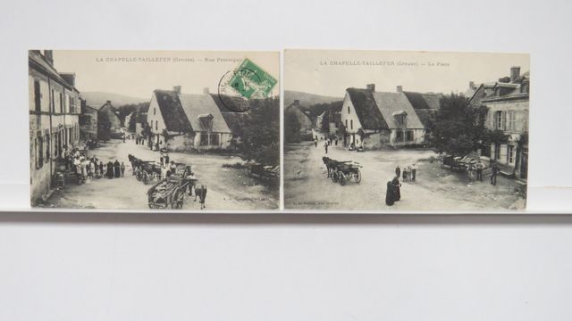 La Chapelle-Taillefert : Lot de 2cpa (TBE) : Rue principale + La ...