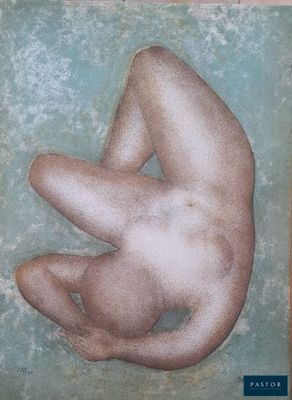 une image représentant un tableau d'une femme nue allongée sur le ventre