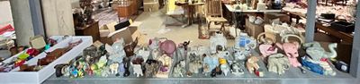 a large room with a lot of shoes on the floor