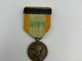 an image of a medal with a gold medal on a white background