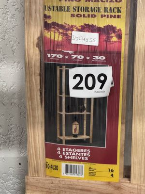 Un lot de deux étagères en bois réglable 170x70x30cm - Photo 1