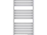 an image of a white heated towel radiator on a white background